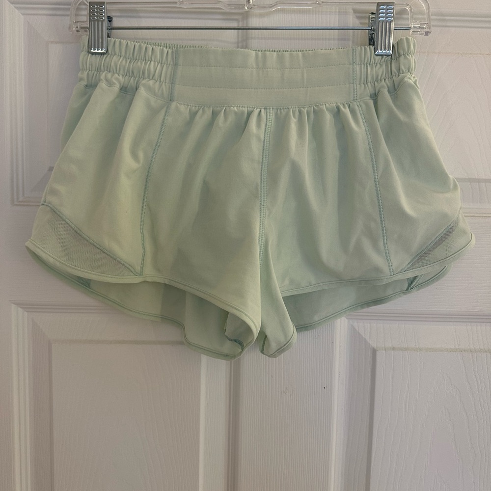 Lululemon Athletica Mint Green Athletic Shorts